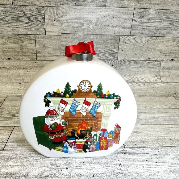 Brand NIB temptations by tara Ceramic Christmas Ornament Reindeer Chow Recipe - Picture 2 of 3